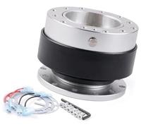 Szwaldaper For Momo, for Omp Sparco Steering Wheels 2.0 Quick Release Hub Adapter Snap off Boss Kit, for Car Wheel Hubs Steering Wheel Adapter(Silver)