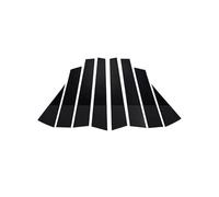 Szwaldaper For NISSAN, for X-TRAIL, Rogue 2014-2018 Carbon Fiber Polished Pillar Posts 8PCS Window Trim Cover Car Window Trim Cover