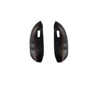 Szwaldaper for Peugeot, 307 2004 2005 2006 2007 2008 2009 2010 2011 2012 2013 Car Door Handle Panel Armrest Leather Cover Trim Accessories Car Interior Door Panel(2X Rear Black-red)