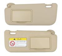 Szwaldaper For Toyota, for Corolla, 2014 2015 2016 2017 2018, for Levin, Sun Visor Shield with Makeup Mirror 74320-02b20 74310-00k90 Ab0 car interior sun visor(Beige Pair)
