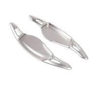 Szwaldaper for Toyota, Supra 2019 2020 2021 A90 A91 2.0 3. Premium Launch Edition GR Car Steering Wheel Shifter Paddle Car Gear Shift Paddle Extension(Silver)