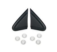 Szwaldaper For VW, for POLO, for 9N3 MK4 2006-2010, Rearview Wing Door Side Mirror Corner Triangle Molding Trim Cover Panel Lid 6Q0853273A 6Q0853274A Wing Mirror Triangle Cover(Left and right)