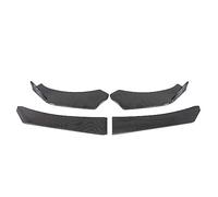 Szwaldaper Front Bumper Lip Spoiler Splitter Diffuser Deflector Body Kit Guards, for Alfa Romeo, Giulia 2017-2021 Car Accessories Front Spoilers Front Spoiler(BLACK Carbon Fiber Look)