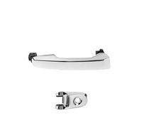 Szwaldaper Front Left Exterior Door Handle Chrome Driver Side Door Handle Lock Cover Cap, for Explorer, for Edge, 2011-2017 Ba1z78218a14a Interior Door Handle(1pc Door Handle)