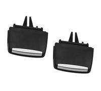 Szwaldaper Front Rear Air Conditioning A/C Vent Grille Slider Clip Car A/C Outlet Tab Clip, for BMW, X5 X6 E70 E71 Car Air Vent Clip(BLACK 2pcs Rear)