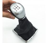 Szwaldaper Gear Shift Knob Gaiter Boot Cover 5/6 Speed Manual, for Ford, for Focus 2 MK2 FL MK3 MK4 MK7, for Mondeo, for KUGA, for Galaxy, for Fiesta Car Styling Gear Shift Knob(5 Speed Silver)
