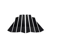 Szwaldaper Glossy Black Pillar Posts Window Door Trims Sticker Cover, for Porsche, for Cayenne, 9PA 92A 9YA/9YB Chassis E1 E2 E3 2003-2023 Car Window Trim Cover(Black C)