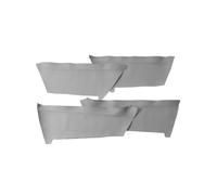 Szwaldaper Gray Color, for Civic, 10th Gen 2016-2019 Car Interior Door Handle Panel/Center Control Armrest Microfiber Leather Cover Car Interior Door Panel(4X Door Panel Gray)
