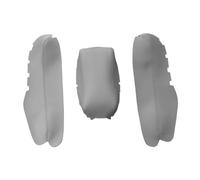 Szwaldaper Gray Color, for Civic, 10th Gen 2016-2019 Car Interior Door Handle Panel/Center Control Armrest Microfiber Leather Cover Car Interior Door Panel(Gray Center Armrest)