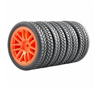 Szwaldaper Grip Tires Wheel, for HSP, for HPI, 1/10 1:10 On-Road Speed Car RC 9062-6085 Rc Accessory(9062R-6085)