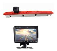 Szwaldaper HD 720P 3rd Brake Light Camera Stop Lights+7 Monitor Transporter T6, for Multivan, 2016-2019 One Lift Door Car Rear Brake Light Camera