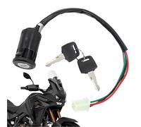 Szwaldaper Ignition Key Lock, Motorcycle Locking Ignition Starter, Motorcycle Ignition Electric Start Button, for Dirt Pit Motorcycle Scooter Quad Scooter Anti-Theft Lock