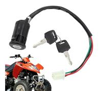 Szwaldaper Ignition Key | Motorcycle Locking Ignition Starter,Motorcycle Ignition Electric Start Button, for Dirt Pit Motorcycle Scooter Quad Scooter Anti-Theft Lock