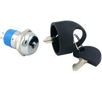 Szwaldaper Ignition Key Switch, Ignition Switch Lock Keys Set, Mobility Scooter Spare Start On/off Ignition Switch 2 Key, for Pride Mobility Scooters,Ignition Key Switch Scooter Anti-Theft Lock