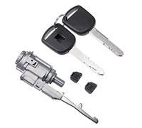 Szwaldaper Ignition Switch Lock Cylinder, for Accord, 2003-2012, Metal, with 2 Keys, without Chip, No.06351-TA0-H11, Black Silver Tone, 1 Set Car Door Lock Actuator