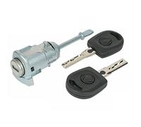 Szwaldaper Left Right Driver Door Lock Cylinder, for Seat, Cordoba Ibiza III 6L3837167B 6L3837168B with Key 2002-2008 car Lock Barrel and Keys(RIGHT2 x Key)