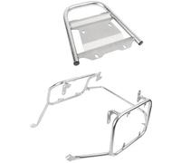 Szwaldaper Luggage Box Rack, for for V-Strom 1050, for DL1050 2020-2023 Motorcycle Tail Trunk Top Case Saddlebag Panniers Bracket Motorcycle Top Box Rack(Silver One Set)