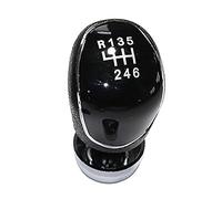Szwaldaper Manual Gear Shift Knob Shifter Head, for Ford, for Focus mk2 mk3 mk7, for Transit Connect, for Kuga C-max FL B-max S-max Gear Shift Knob(6 Speed Black)