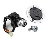Szwaldaper Motobike Ignition Switch Gas Cap Cover, for Seat, Lock Key Set, for SV1000 SV1000S GSXR1000 GSXR1000s SVF650 SV650 SV650A SV650S SV650SF 2003-2009 Motorbike Ignition Switch