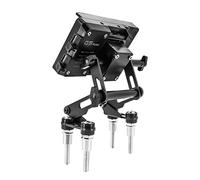 Szwaldaper Motorcycle Adjustable Extend Stand Holder Phone Mobile Phone GPS Navigation Plate Bracket, for YAMAHA, Tenere 700 T7 T700 XT 700 Z Motorcycle Phone Mount(Set A)