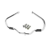 Szwaldaper Motorcycle Mustache Highway Engine Guard Crash Bar, for Harley, Touring Road King Street Electra Glide FLH FLT FLHX FLHR 2009-2021 Motorcycle Crash Bar(Chrome)