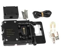 Szwaldaper Motorcycle Phone Mount, for Tiger 1200 Gt, for Explorer, for Rally, for Explorer, 2022 Wireless Usb Mobile Phone Charge Holder Gps Navigation Bracket Accessories Motorcycle Phone Mount(BLAC