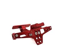 Szwaldaper Motorcycle Rear License Plate Mount CNC With Holder LED, for CBR250R ST1300 300 CBR650R CB650R 125R CBR900RR Motorcycle Number Plate Holder(Red)