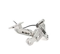 Szwaldaper Motorcycle Rear License Plate Mount CNC With Holder LED, for CBR250R ST1300 300 CBR650R CB650R 125R CBR900RR Motorcycle Number Plate Holder(Silver)