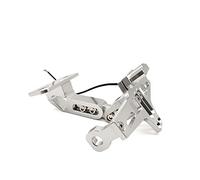 Szwaldaper Motorcycle Rear License Plate Mount CNC With Holder LED, for CBR600 F2 F3 F4 F4i VFR 1200 ST 1300 NC750S X CB1100 CBF1000 Motorcycle Number Plate Holder(Silver)