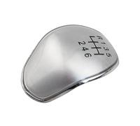 Szwaldaper MT Car Gear Knob Cap Cover 5/6 Speed Insert Replacement, for Ford, for Focus 2 3 MK2 MK3 2009-2018, for Fiesta 2009-2018 Parts Gear Shift Knob(6 Speed Silver)