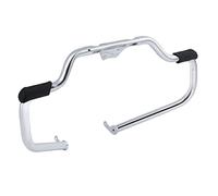 Szwaldaper Mustache Highway Engine Guard Crash Bar, for Harley, Street Bob Deluxe Softail Slim FLSL Heritage Classic Sport Glide Fat Boy FLDE Motorcycle Crash Bar(Chrome)