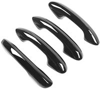 Szwaldaper Outer Door Handle caps 4Pcs Glossy Black Replacement, for C Class W206 2022 Car Exterior Door Handle Cover with Com Fortable Hand Feeling Easily Install Abs