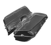 Szwaldaper Pair Car Headlight Glass Cover Clear Transparent Automobile Headlamp Head Light Lens, for Bmw, E46 3-eries 4 Door headlight clear lens cover(Pair)