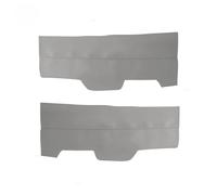 Szwaldaper Pilot 2009 2010 2011 2012 2013 2014 2015 2pcs Car Front Door Armrest Panel Leather Cover Protective Accessories Trim Car Interior Door Panel(Grey)