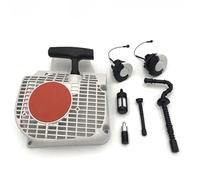 Szwaldaper Recoil Pull Starter Air Conductor, for, MS250 MS230 MS210 021 023 025 MS 250 230 210 Chainsaw Spare Parts 1123 080 1802 Car Grille Bug Screen