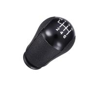 Szwaldaper Rubber 6 Speed Car Gear Stick Shift Knob Shifter Lever, for, for Ford, for, for Focus, for, for Fiesta, for CMax Black Sliver Gear Shift Knob(Black)