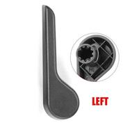 Szwaldaper Seat Adjuster Lever Handle, for Chevy, Silverado, for GMC, Sierra Yukon 07-14 15232594 15232598 15232600 15232596 Black Gray Left Right Seat Adjustment Handle(1x Left Black)