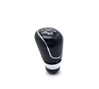 Szwaldaper Silver Black Gear Shift Knob 5 Gear 6 Speed Manual, for Focus 2 MK2 FL MK3 MK4 MK7, for Galaxy, for Fiesta, Car Styling Gear Shift Knob(Black 5speed)