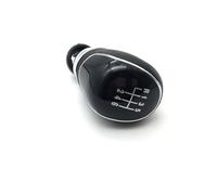 Szwaldaper Silver Black Gear Shift Knob 5 Gear 6 Speed Manual, for Focus 2 MK2 FL MK3 MK4 MK7, for Galaxy, for Fiesta, Car Styling Gear Shift Knob(Black 6speed)