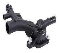 Szwaldaper Thermostat Water Outlet Housing with Sensor, for Astra J Corsa D E Insignia A Meriva B Mokka X Zafira C 1.4 Thermostat Housing
