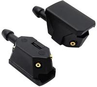 Szwaldaper Universal Car Wiper Arm Mounted Spray Jets Black Front Windshield Washer Nozzles Windshield Washer Nozzle
