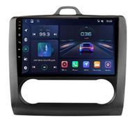 Szwaldaper V1pro CarPlay Car Radio Multimedia Player, for Ford, for Focus, 2 Mk2 2004-2008 2009 2010 2011 Android Auto GPS 2din Autoradio Car Multimedia System(4G (8GB 128GB) B)