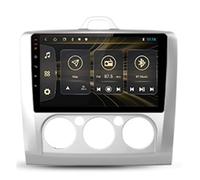 Szwaldaper V3Pro Qualcomm Voice Control Android 10 Car Radio Multimedia Player, for Ford, for Focus, 2 3 Mk2 Mk3 2004-2011 CarPlay Auto Car Multimedia System(V3 (1GB 16GB) A)