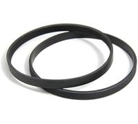 Szwaldaper Vacuum Belts, 2pcs Rubber Drive Belts 5PH271 V-belt Replacement, for Bosch, Planer PL1682, for LG, Vacuum Cleaner LuV400T, for Panasonic, for Eco Max, MC-UL596 Vacuum Cleaners Flat Belt