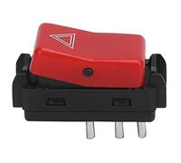 Szwaldaper Warning Hazard Light Emergency Flasher Switch 1248200110 Red Replacement W124 W201 W202 Hazard Switch
