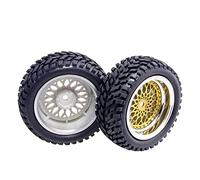 Szwaldaper Wheel Rally Rubber Tires, for HSP, 1:10 On-Road Rally Car RC 2082-7004 Offset 3mm/6mm/9mm Rc Car Tyres(2082-7004-Offset9mm)
