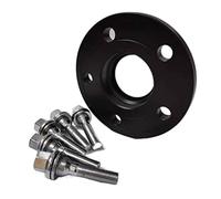 Szwaldaper Wheel Spacers Widening Kit 5x108 Hubcentric 65.1 Aluminum Adapter 15 20mm, for Citroen, for Peugeot, Separadores Bolt：M12x1.25 Wheel Spacer For Vehicle Stability(Black 1 PIECE 20MM)