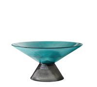 SZWH Fruit Basket Crystal Glass Fruit Bowl Creative Light Luxury Fruit Plates for Home Coffee Table Snacks Dried Fruit Fruit Dish Ornaments Home Decoration