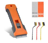 SZWLJ Multi-Purpose Scraper Cleaning Tools,Tail with Storage Box&20 Blades