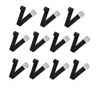 SZXMDKH 11 Pcs Ratchet Straps with Quick Release Cam Buckle Heavy Duty Tie Down Straps, Tensioning Belts for Car Bicycle Cargo Trailer Luggage Carrier, Black